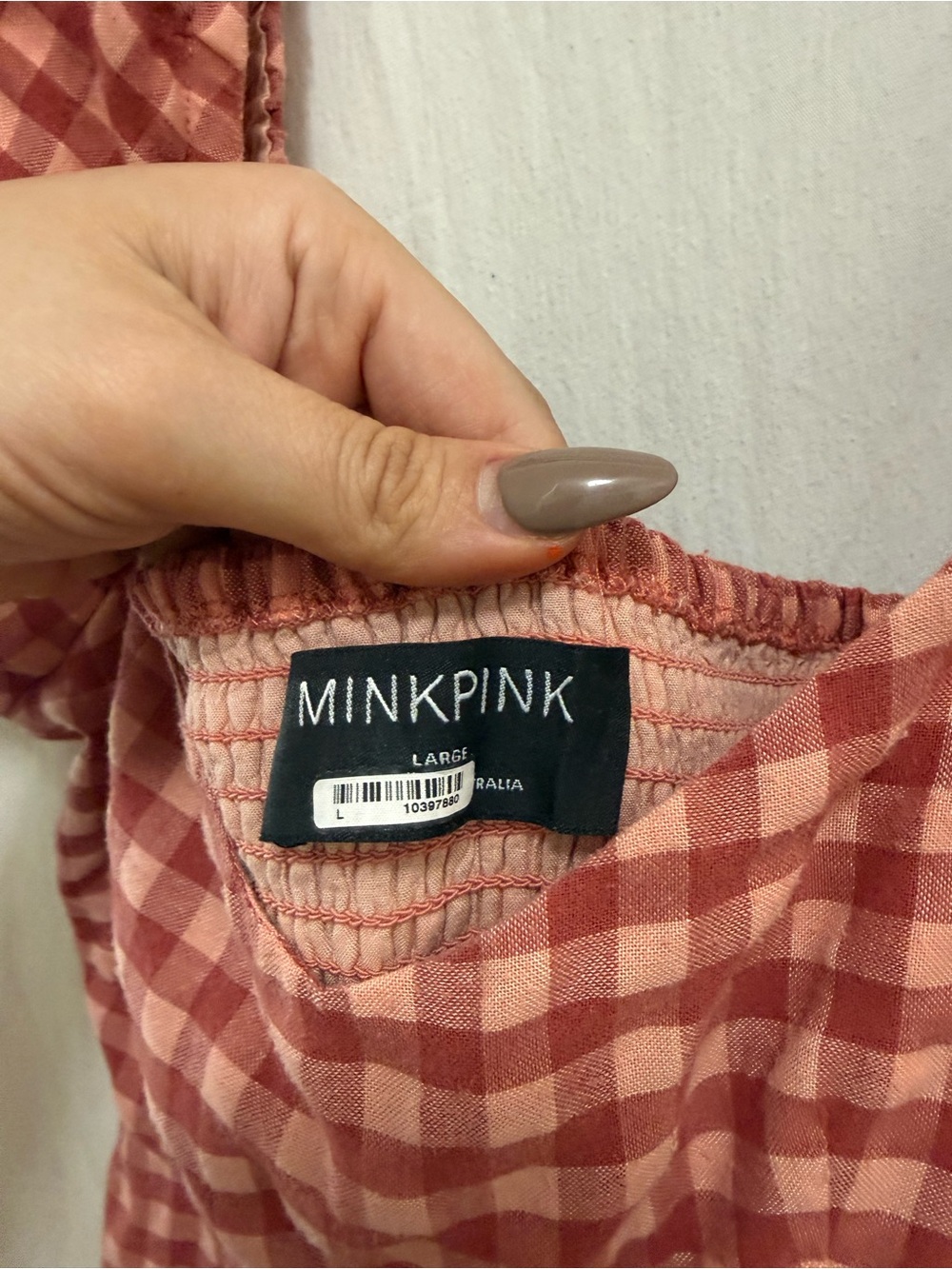 MINKPINK Gingham Dress - Picture 3 of 4